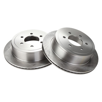 TRQ® - Plain Vented Rear Disc Brake Rotors