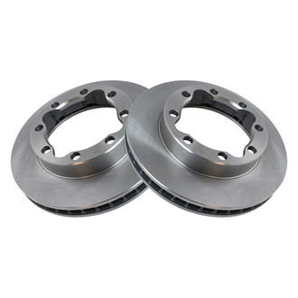 TRQ® - Plain Vented Front Disc Brake Rotors