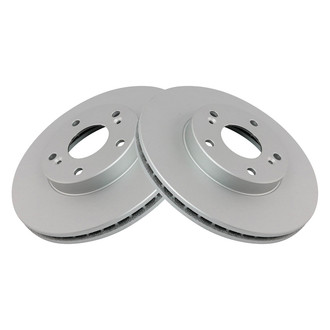 TRQ® - Plain Vented Front Disc Brake Rotors