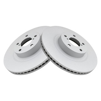 TRQ® - Plain Vented Front Disc Brake Rotors