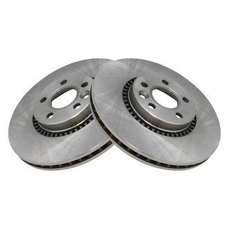 TRQ® - Plain Vented Front Disc Brake Rotors