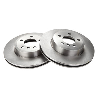 TRQ® - Plain Vented Front Disc Brake Rotors