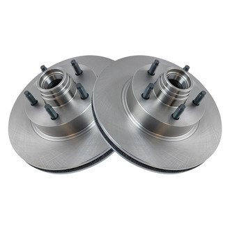 TRQ® - Plain Vented Front Disc Brake Rotors