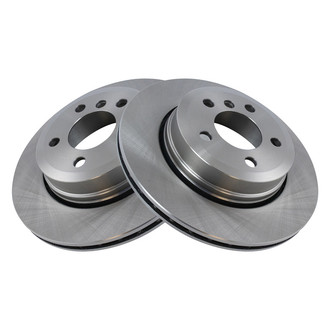 TRQ® - Plain Vented Rear Disc Brake Rotors