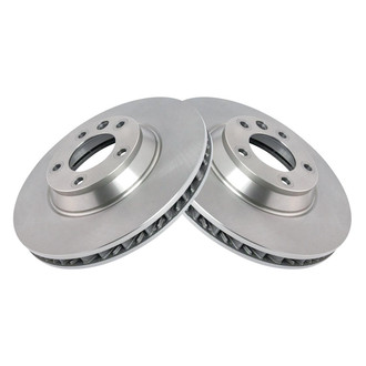 TRQ® - Plain Vented Front Disc Brake Rotors