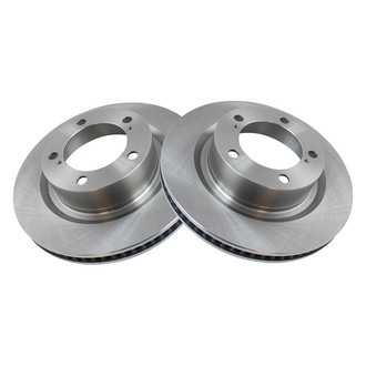 TRQ® - Plain Vented Front Disc Brake Rotors
