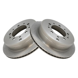 TRQ® - Plain Vented Rear Disc Brake Rotors