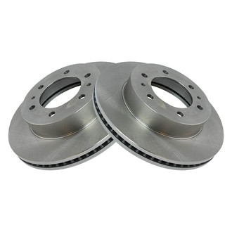 TRQ® - Plain Vented Front Disc Brake Rotors