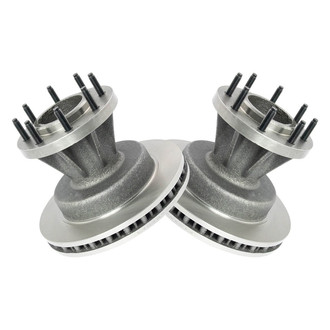 TRQ® - Plain Vented Front Disc Brake Rotors