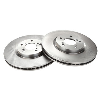 TRQ® - Plain Vented Front Disc Brake Rotors