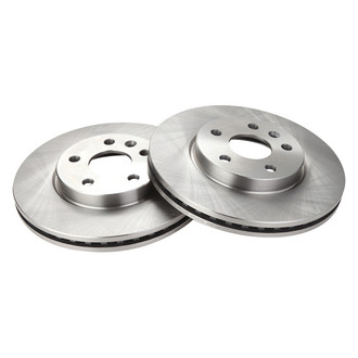 TRQ® - Plain Vented Front Disc Brake Rotors