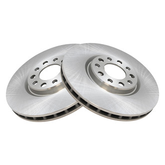 TRQ® - Plain Vented Front Disc Brake Rotors