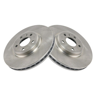 TRQ® - Plain Vented Front Disc Brake Rotors