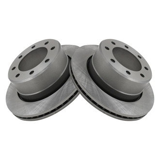 TRQ® - Plain Vented Rear Disc Brake Rotors