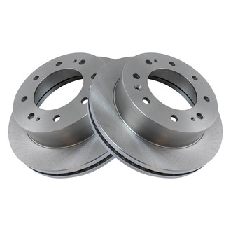 TRQ® - Plain Vented Front Disc Brake Rotors