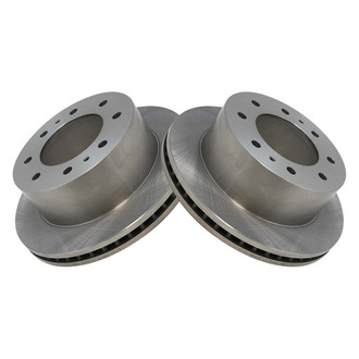 TRQ® - Plain Vented Rear Disc Brake Rotors
