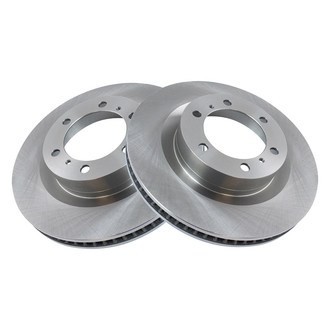 TRQ® - Plain Vented Front Disc Brake Rotors