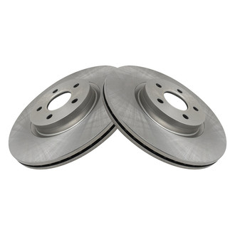 TRQ® - Plain Vented Front Disc Brake Rotors
