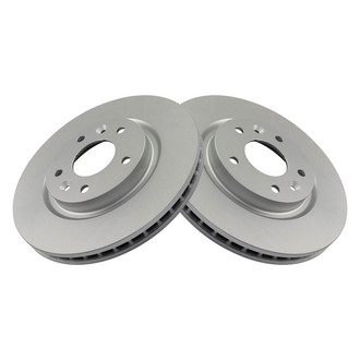 TRQ® - Plain Vented Front Disc Brake Rotors