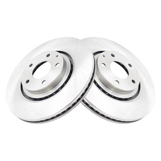 TRQ® - Plain Vented Front Disc Brake Rotors