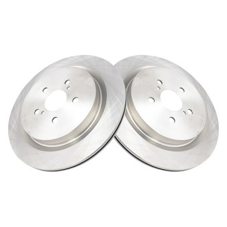 TRQ® - Plain Vented Rear Disc Brake Rotors