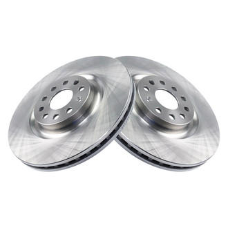TRQ® - Plain Vented Rear Disc Brake Rotors