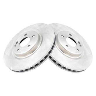 TRQ® - Plain Vented Front Disc Brake Rotors