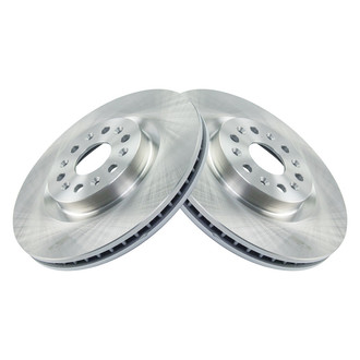 TRQ® - Plain Vented Front Disc Brake Rotors