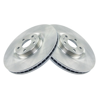 TRQ® - Plain Vented Front Disc Brake Rotors