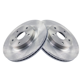 TRQ® - Plain Vented Front Disc Brake Rotors