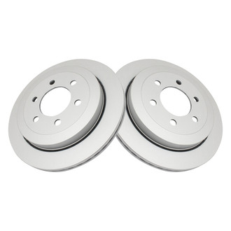 TRQ® - Plain Vented Rear Disc Brake Rotors