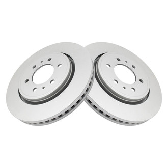 TRQ® - Plain Vented Front Disc Brake Rotors
