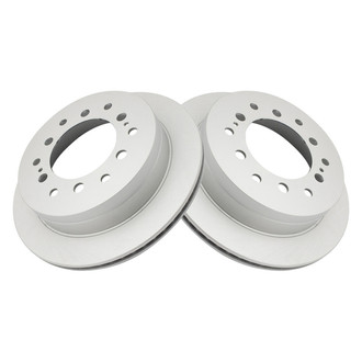 TRQ® - Plain Vented Rear Disc Brake Rotors