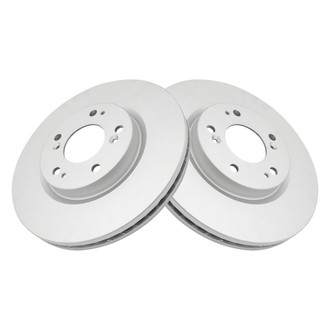 TRQ® - Plain Vented Front Disc Brake Rotors
