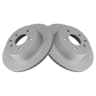 TRQ® - Plain Vented Rear Disc Brake Rotors