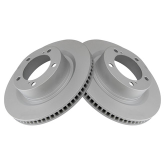 TRQ® - Plain Vented Front Disc Brake Rotors