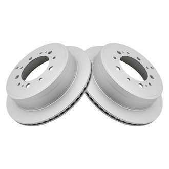 TRQ® - Plain Vented Rear Disc Brake Rotors