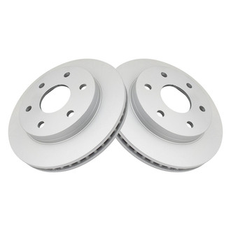 TRQ® - Plain Vented Front Disc Brake Rotors