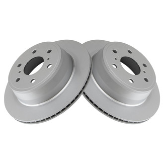TRQ® - Plain Vented Rear Disc Brake Rotors