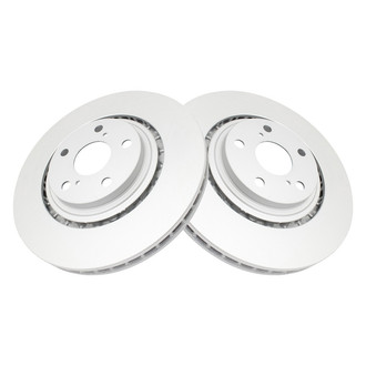 TRQ® - Plain Vented Front Disc Brake Rotors