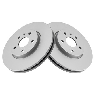 TRQ® - Plain Vented Front Disc Brake Rotors