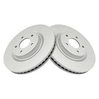 TRQ® - Plain Vented Front Disc Brake Rotors