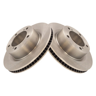 TRQ® - Plain Vented Front Disc Brake Rotors