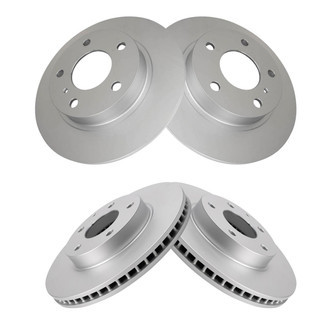 TRQ® - Front and Rear Disc Brake Rotors
