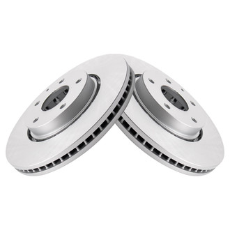 TRQ® - Plain Vented Front Disc Brake Rotors