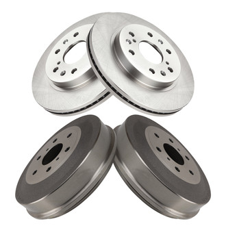TRQ® - Front and Rear Disc Brake Rotors