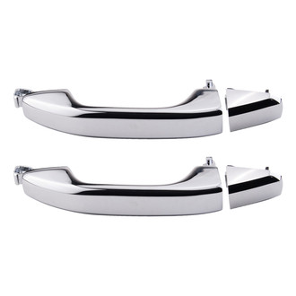 TRQ® - Rear Driver and Passenger Side Exterior Door Handle Set