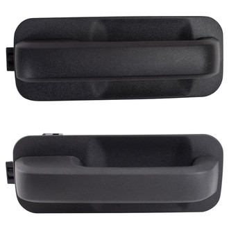 TRQ® - Rear Driver and Passenger Side Exterior Door Handle Set