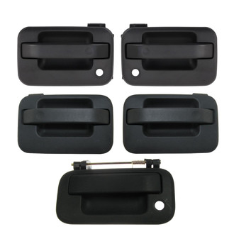 TRQ® - Front and Rear Exterior Door and Tailgate Handle Set