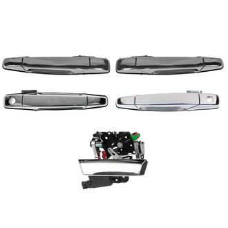 TRQ® - Front and Rear Exterior Door and Tailgate Handle Set